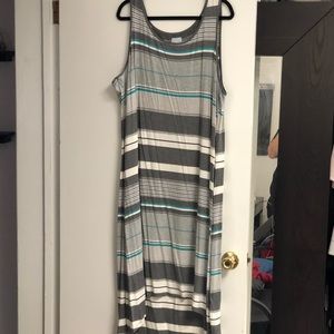 High-Lo Jersey tank top dress